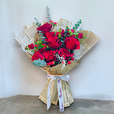 Red Rose Ornament Bouquet